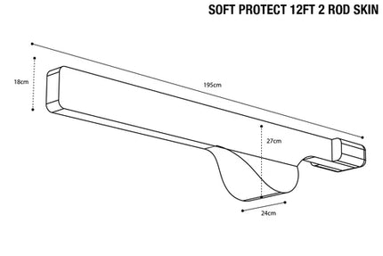 NASH Subterfuge Soft Protect 2 Rod Skin 12Ft