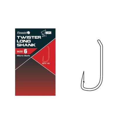 NASH Twister Long Shank Barbless