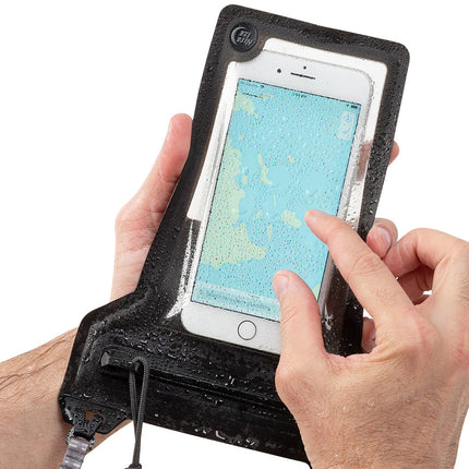 RunOff Waterproof Phone Pouch - Charcoal