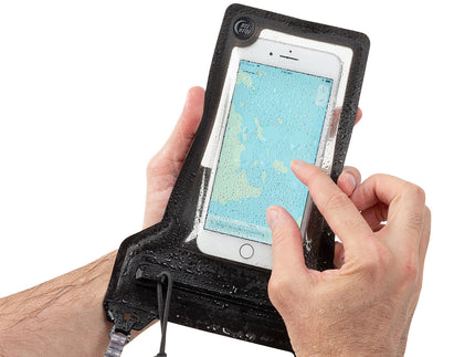 RunOff Waterproof Phone Pouch - Charcoal