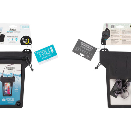 RunOff Waterproof Phone Pouch - Charcoal