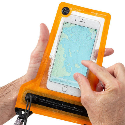 RunOff Waterproof Phone Pouch - Oranje