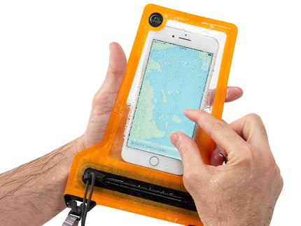 RunOff Waterproof Phone Pouch - Oranje