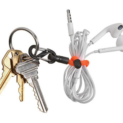 Gear Tie Clippable Twist 3" Black 2pack