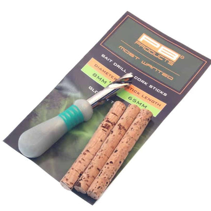 PB Products Bait Drill + cork sticks 3pcs