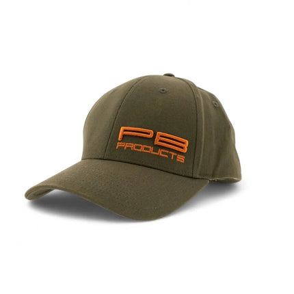 PB Products Baseball Cap Green Orange logo