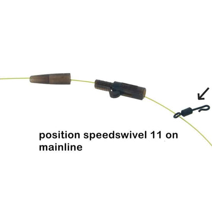 PB Products Hit & Run X-Safe Leadclip Mainline Only Pack 4pcs