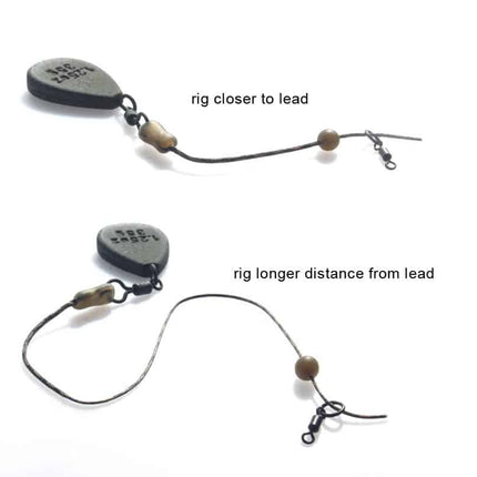 PB Products Naked Chod/Helicopter system tapered bead 6pcs Weed