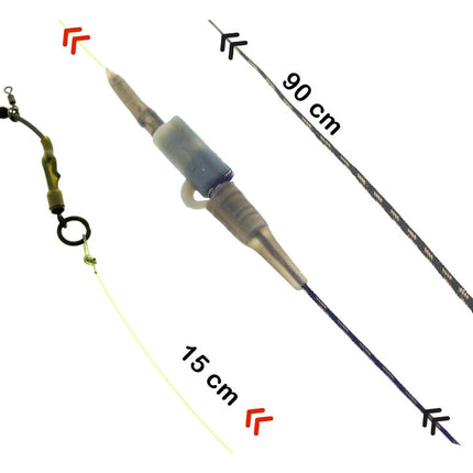 PB Products R2G Clip SR Leader/Ronnie Rig Stiff 2pcs Weed