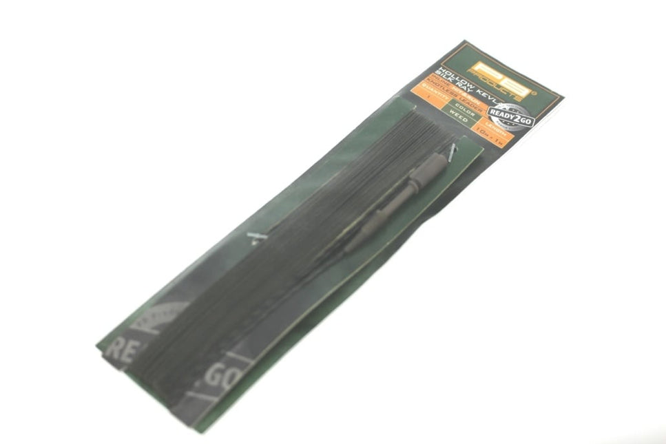 PB Products R2G Kevlar/SR Inline Knotless Leader 10m Silt + 1m 1pcs Weed