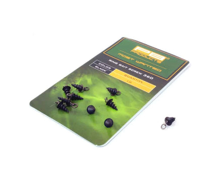 PB Products Ring Bait Screw 360 Black 10pcs
