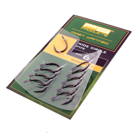 PB Products Wide Circle Hook PTFE 10pcs