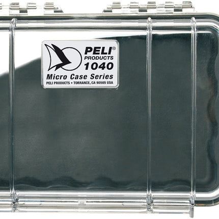 Peli Micro Case 1040 - Black / Clear