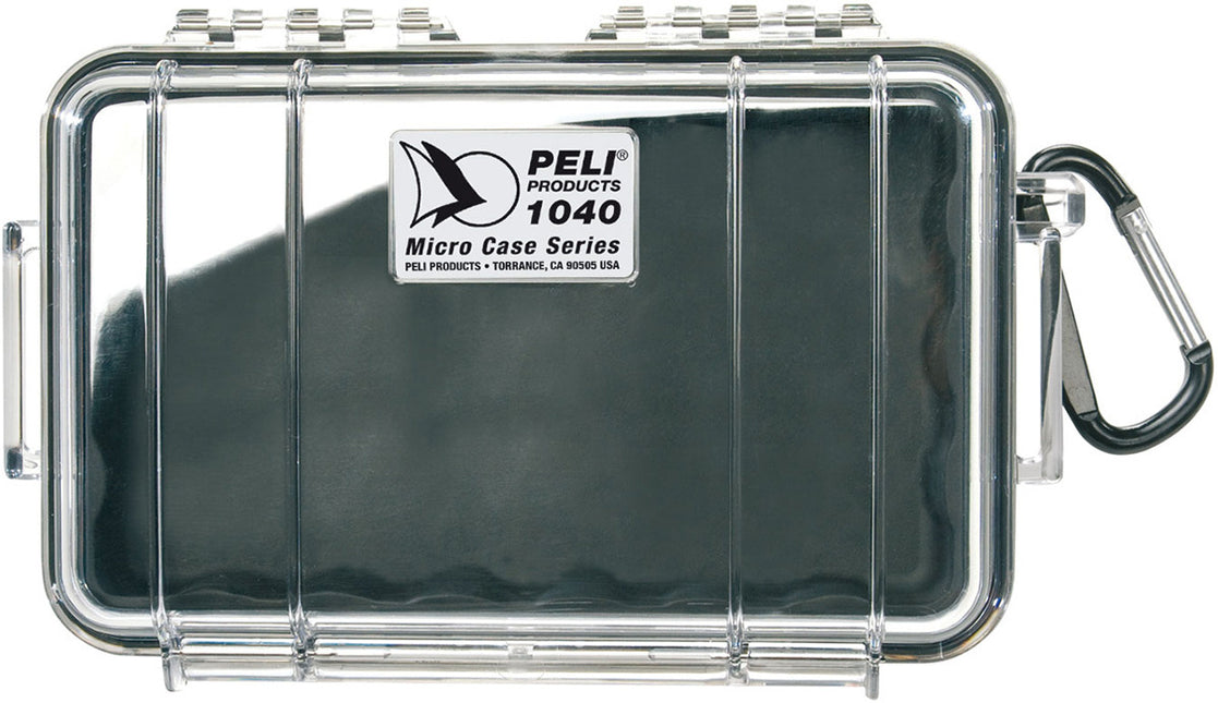 Peli Micro Case 1040 - Black / Clear