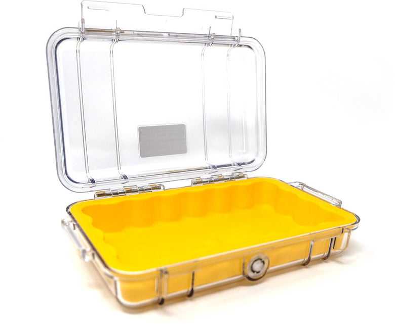 Peli Micro Case 1040 - Yellow / Clear