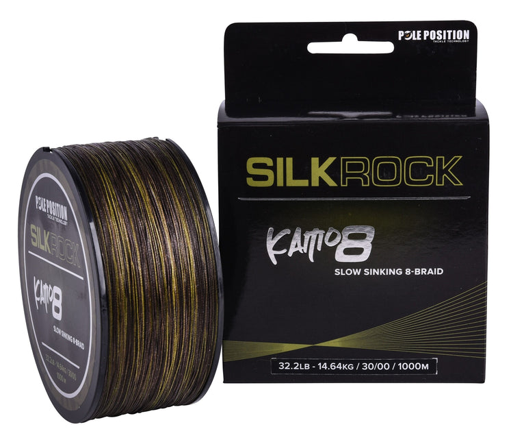 Pole Position Silkrock Slow Sinking 8 Braid - Kamo
