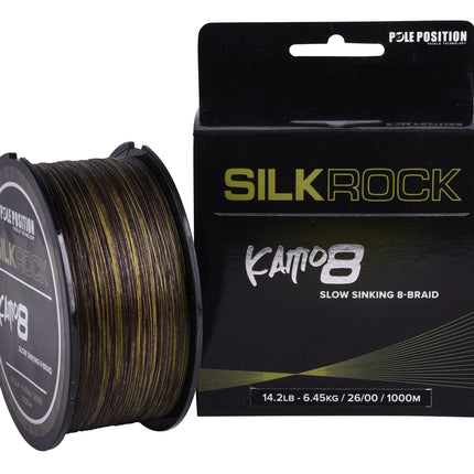 Pole Position Silkrock Slow Sinking 8 Braid - Kamo