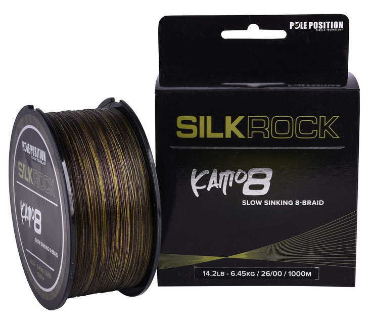 Pole Position Silkrock Slow Sinking 8 Braid - Kamo