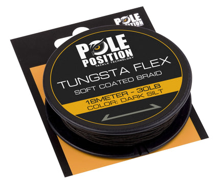 Pole Position Tungsta Flex Coated Braid Tungstaflex 30LB 18M
