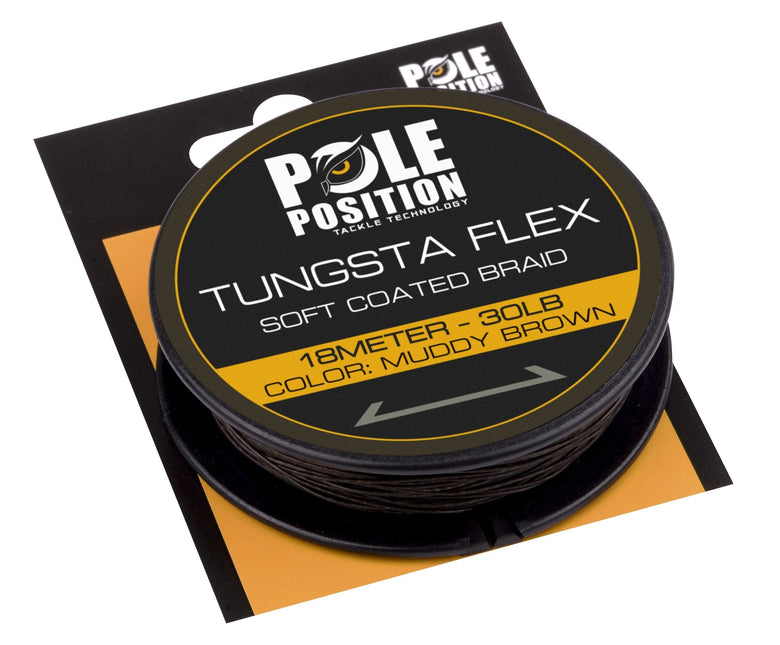 Pole Position Tungsta Flex Coated Braid Tungstaflex 30LB 18M