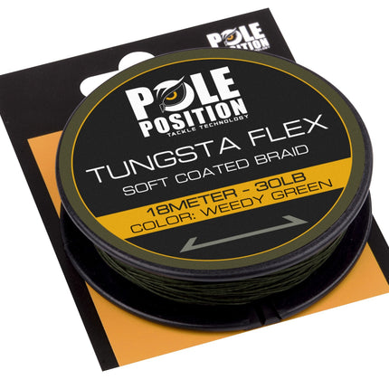 Pole Position Tungsta Flex Coated Braid Tungstaflex 30LB 18M