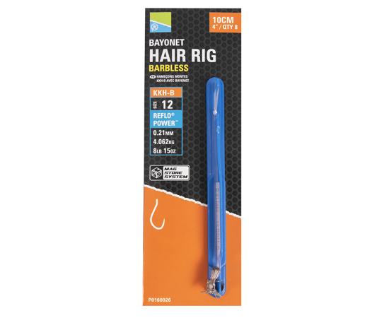 Preston KKH-B Mag Store Bayonet Hair Rigs 4"/10cm