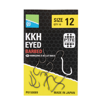 Preston KKH Barbed Hooks Eyed