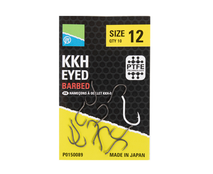 Preston KKH Barbed Hooks Eyed