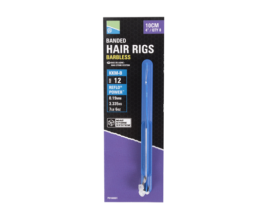 Preston KKM-B Mag Store Banded Hair Rigs 15"/38cm