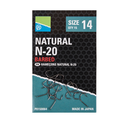 Preston Natural N-20 Hooks