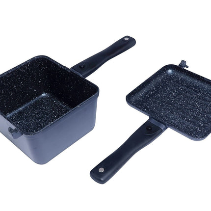 RidgeMonkey Connect Deep Pan & Griddle Granite Edition