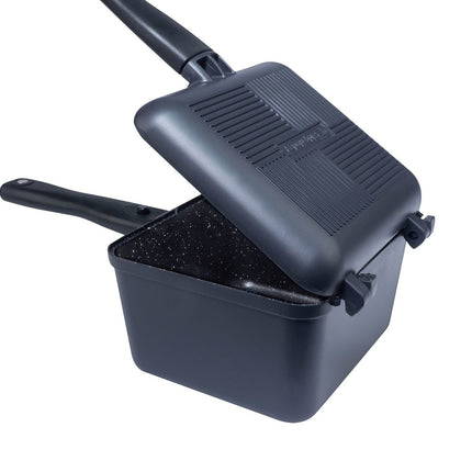 RidgeMonkey Connect Deep Pan & Griddle Granite Edition