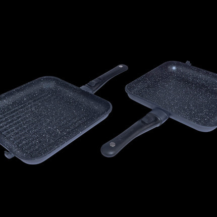 RidgeMonkey Connect Pan & Griddle XXL Granite Edition