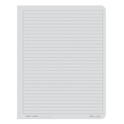Large Bound Book 15 X 20 cm - Gray