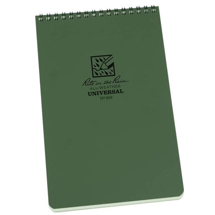 Top Spiral Notebook 14 X 21 cm - Olive Drab