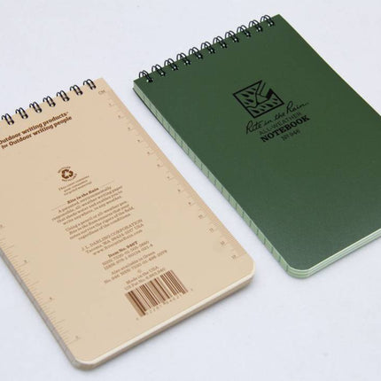 Pocket Top Spiral Notebook 10 X15cm - Tan