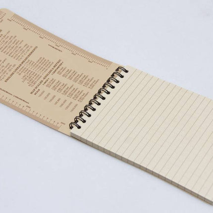 Pocket Top Spiral Notebook 10 X15cm - Tan