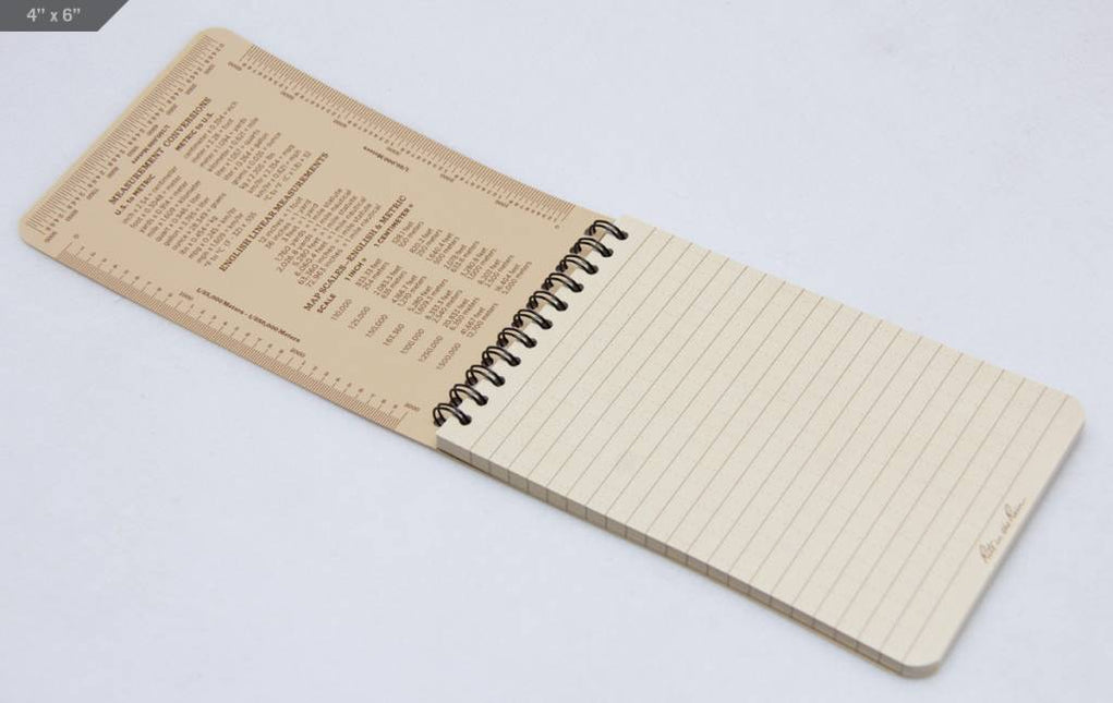 Pocket Top Spiral Notebook 10 X15cm - Tan