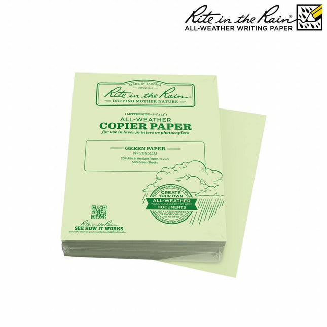 Watervast a4 papier 500 vel - groen