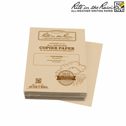 Watervast a4 papier 500 vel - Bruin