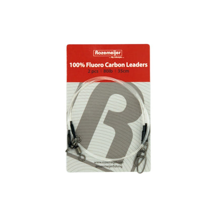 Rozemeijer 100% Fluoro Carbon Leaders 35cm 2pcs