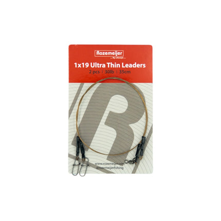 Rozemeijer 1x19 Ultra Thin Leaders 35cm 2pcs