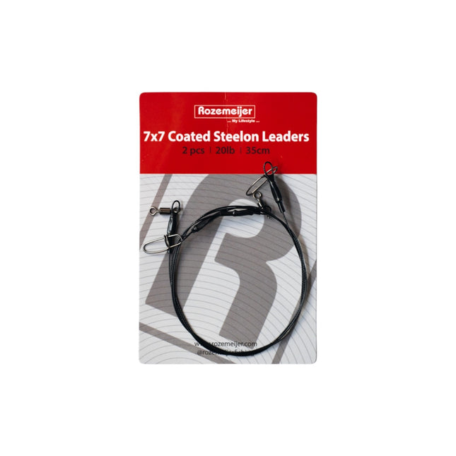 Rozemeijer 7x7 Coated Steelon Leaders 35cm 2pcs