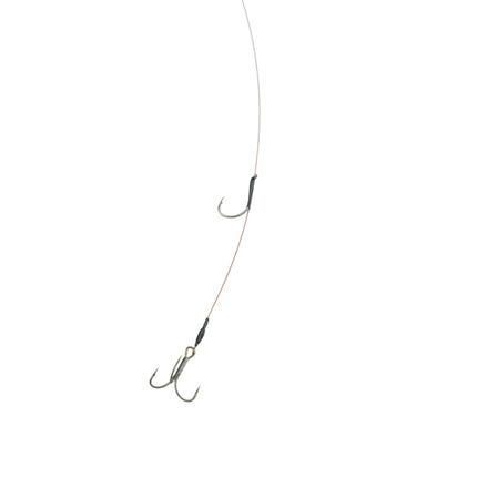 Rozemeijer Deadbait Leaders 1x single +  treble 50cm 30lb 2pcs
