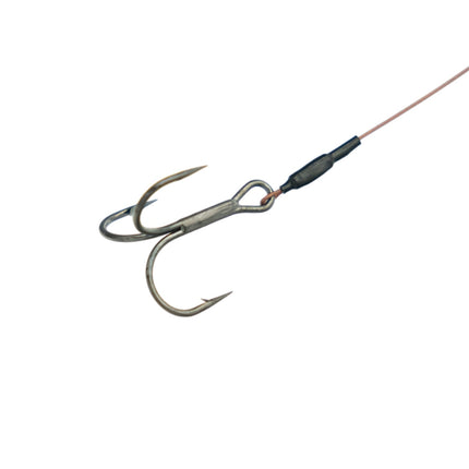 Rozemeijer Deadbait Leaders 1x single +  treble 50cm 30lb 2pcs