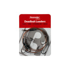 Deadbait Leaders 2x #4 treble 50cm 30lb 2pcs