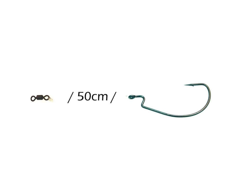 Rozemeijer Fluoro Carbon Offset Rigs 50cm 2pcs