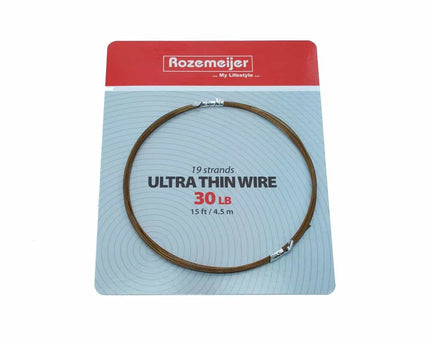 Rozemeijer Ultra Thin Wire 1x19 15ft/4,5m