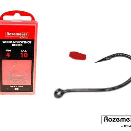 Rozemeijer Worm & Dropshot Hooks 10pcs
