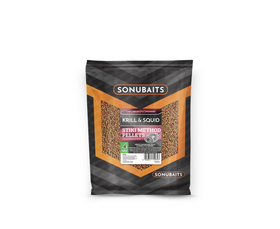 Stiki Method Pellets 650 gram - Krill & Squid - 4mm
